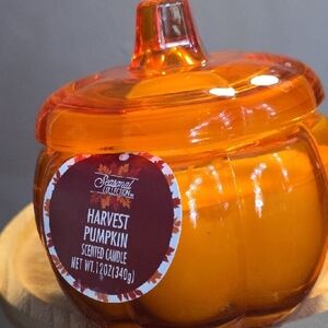 Harvest Pumpkin Jar Candle | Fall Décor | 12oz